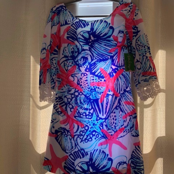 NWT Lilly Pulitzer Harbour Tunic Dress She Shells - Picture 1 of 3